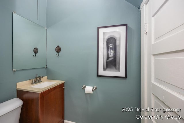1328 Bemis St SE, Grand Rapids, MI 49506 - bathroom with vanity and toilet