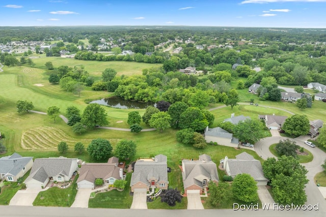 6935 Fairway Vista Dr SE, Caledonia, MI 49316 - aerial view of residential area with a nearby body of water and a golf course