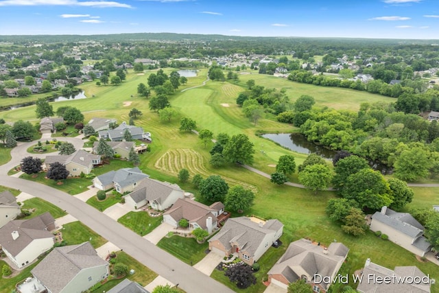 6935 Fairway Vista Dr SE, Caledonia, MI 49316 - aerial view of residential area with a nearby body of water and a golf club