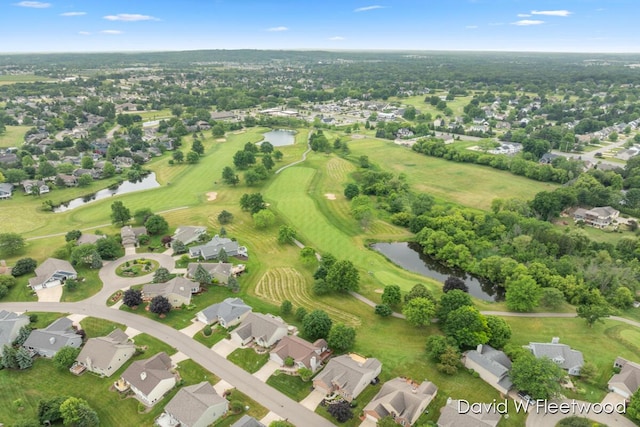 6935 Fairway Vista Dr SE, Caledonia, MI 49316 - aerial view of property and surrounding area featuring a large body of water and nearby suburban area