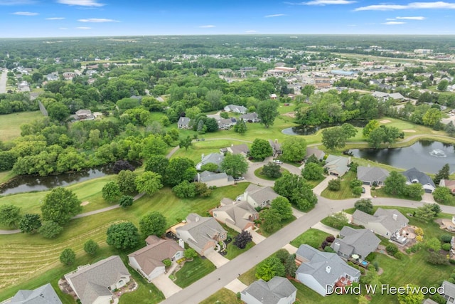 6935 Fairway Vista Dr SE, Caledonia, MI 49316 - aerial view of residential area with a large body of water and a golf club