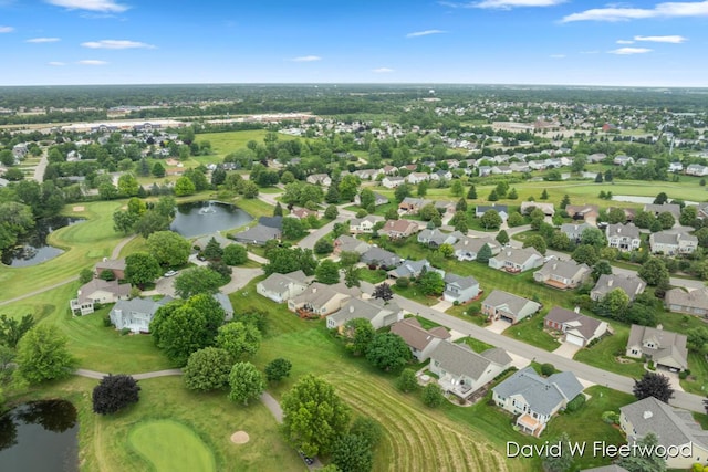 6935 Fairway Vista Dr SE, Caledonia, MI 49316 - aerial view of residential area featuring a large body of water and a local golf course