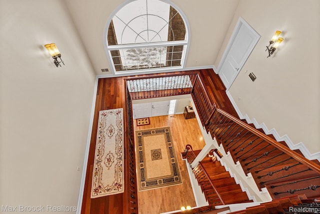 5626 Shadow Ln, Bloomfield Hills, MI 48302 - stairs with a high ceiling