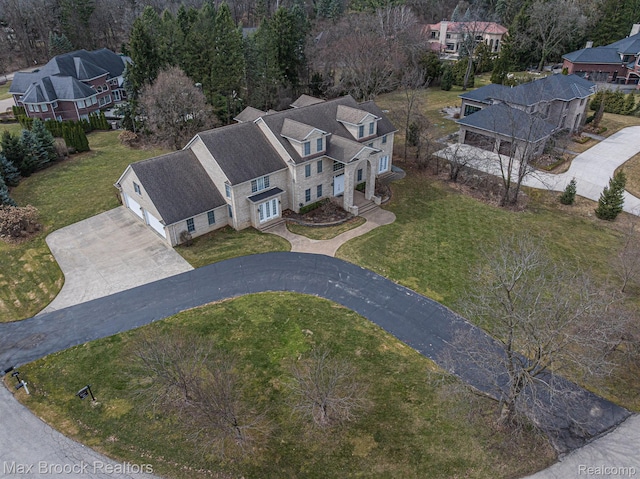 5626 Shadow Ln, Bloomfield Hills, MI 48302 - aerial perspective of suburban area