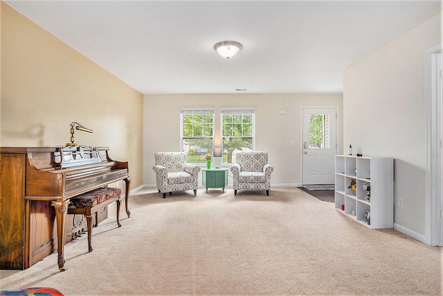 8855 Geiser Grv, Richland, MI 49083 - sitting room with carpet floors and baseboards