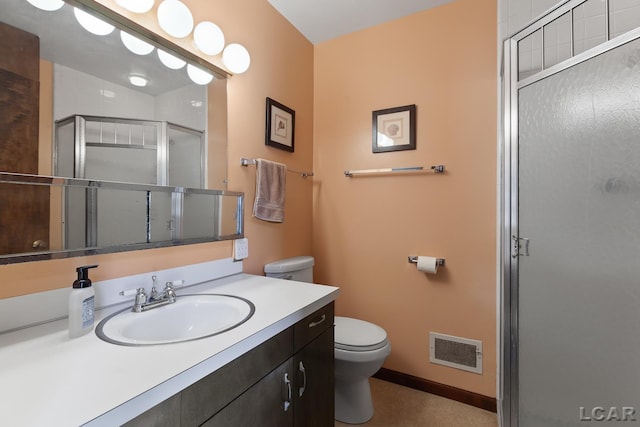 1043 Orchard Rd, Adrian, MI 49221 - full bathroom featuring vanity and a stall shower