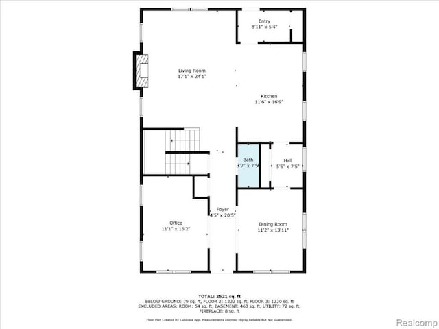 423 N Altadena Ave, Royal Oak, MI 48067 - view of property floor plan