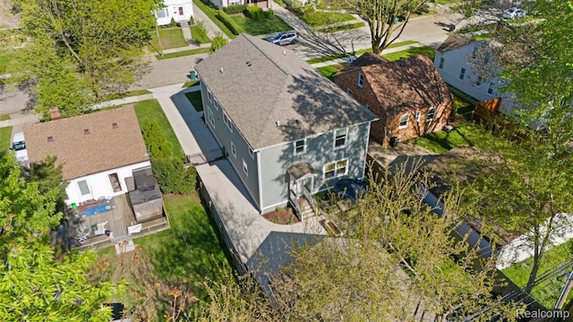 423 N Altadena Ave, Royal Oak, MI 48067 - aerial perspective of suburban area