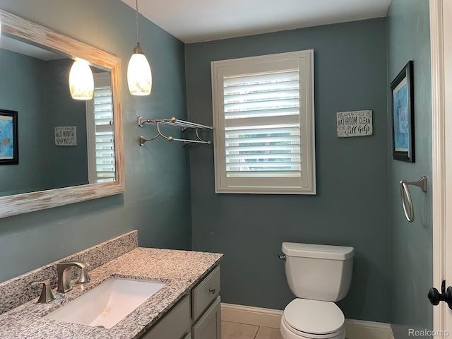 21150 E Chigwidden St, Northville, MI 48167 - bathroom with vanity and tile patterned flooring