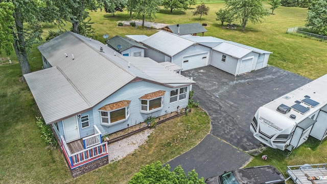 801 S 1st St, Buckley, MI 49620 - view from above of property