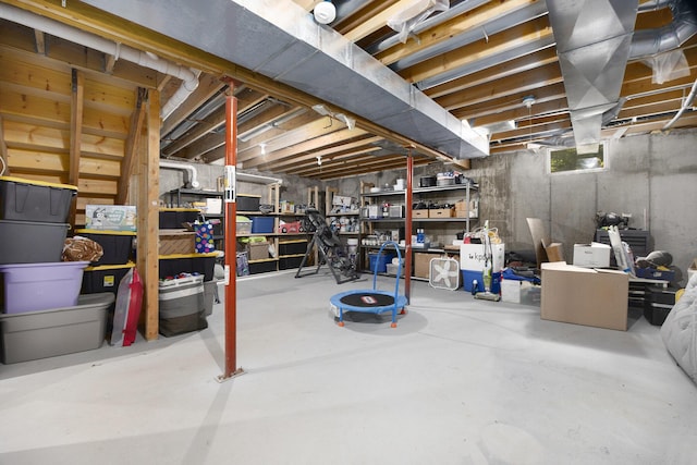 21008 Tamarack Rd, Howard City, MI 49329 - view of below grade area