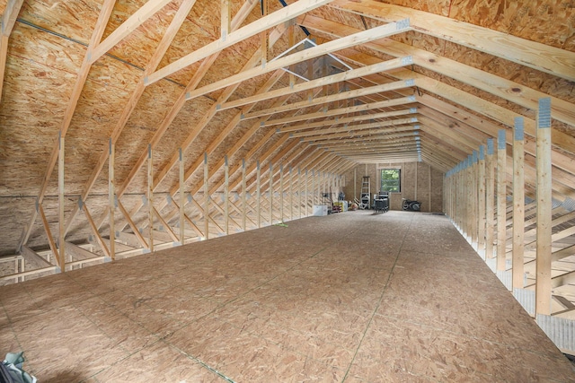 21008 Tamarack Rd, Howard City, MI 49329 - view of unfinished attic