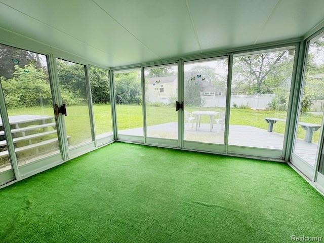 11638 Alois St, Livonia, MI 48150 - view of unfurnished sunroom