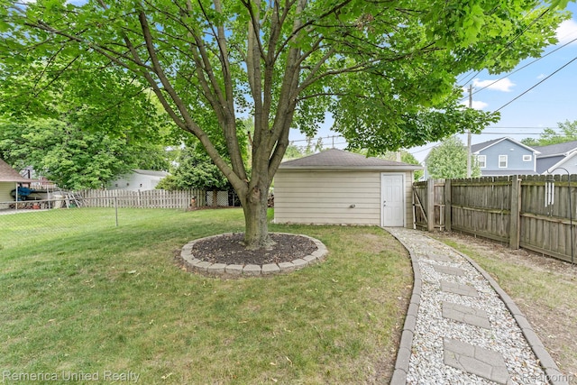 535 S Edison Ave, Royal Oak, MI 48067 - fenced backyard featuring an outbuilding