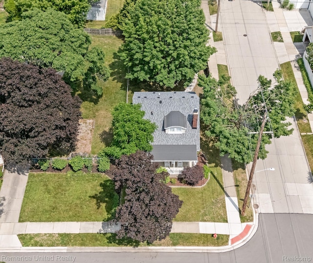 535 S Edison Ave, Royal Oak, MI 48067 - view from above of property