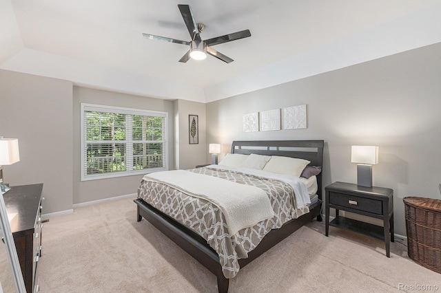 6155 Carey Rd, Commerce Twp, MI 48382 - bedroom featuring light colored carpet and ceiling fan