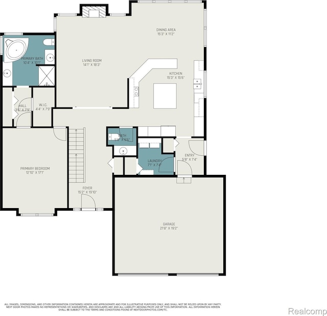 6155 Carey Rd, Commerce Twp, MI 48382 - view of home floor plan