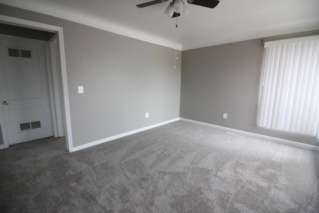 3816 Pokley Ct, Sterling Heights, MI 48310 - empty room featuring a ceiling fan and carpet
