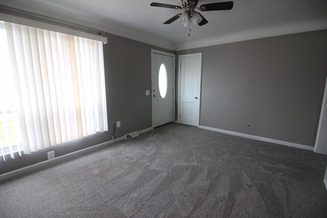 3816 Pokley Ct, Sterling Heights, MI 48310 - spare room with carpet floors and ceiling fan