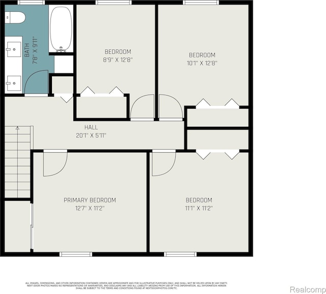7440 Grandwood Dr, Swartz Creek, MI 48473 - view of property floor plan