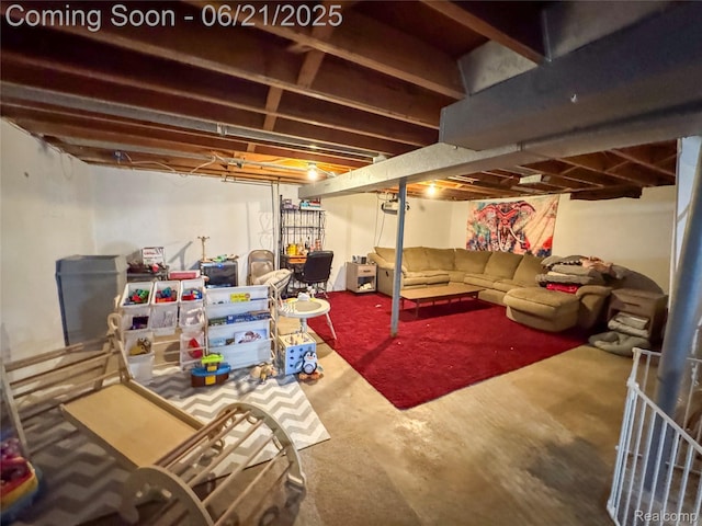 474 Argyle Cres, Milan, MI 48160 - unfinished basement with carpet