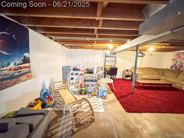474 Argyle Cres, Milan, MI 48160 - view of unfinished basement
