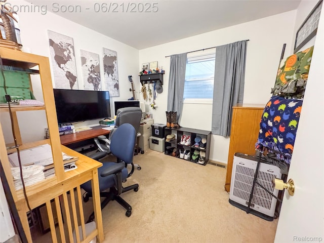 474 Argyle Cres, Milan, MI 48160 - carpeted office with heating unit