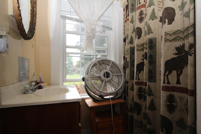 14585 E V Ave, Fulton, MI 49052 - bathroom featuring vanity