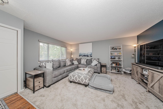 1361 Holmes Rd, Ypsilanti, MI 48198 - living area featuring a textured ceiling