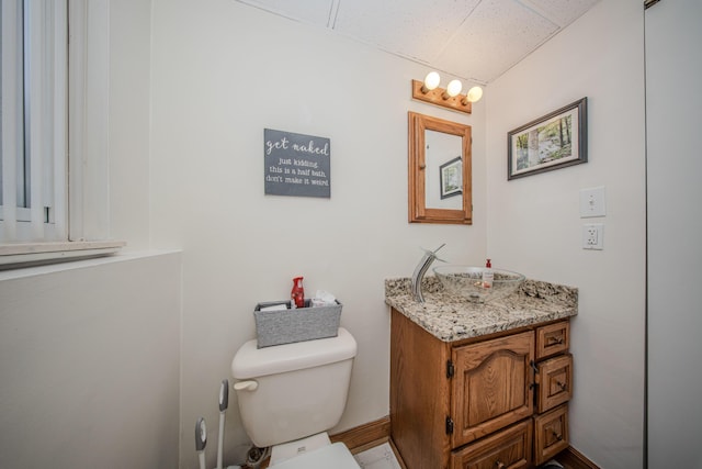 1361 Holmes Rd, Ypsilanti, MI 48198 - half bath featuring toilet and vanity