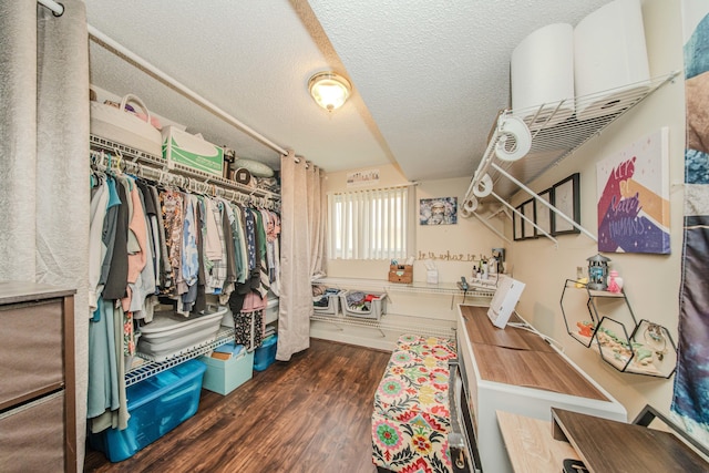 1361 Holmes Rd, Ypsilanti, MI 48198 - spacious closet featuring wood finished floors