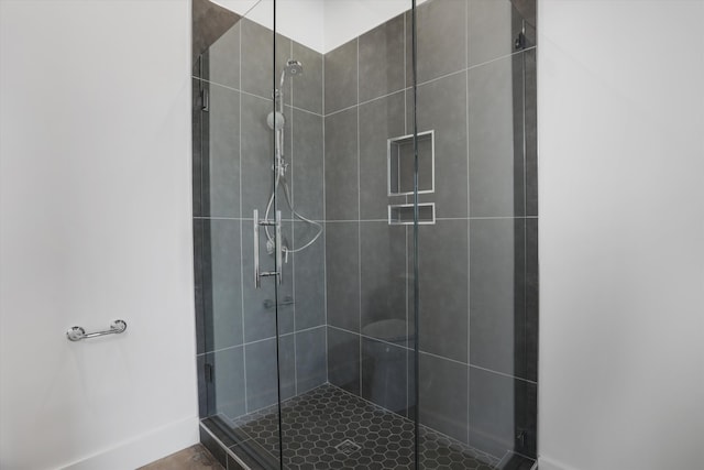 7280 Austin Rd, Saline, MI 48176 - bathroom featuring a shower stall