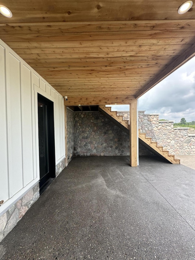 7280 Austin Rd, Saline, MI 48176 - view of patio with stairway