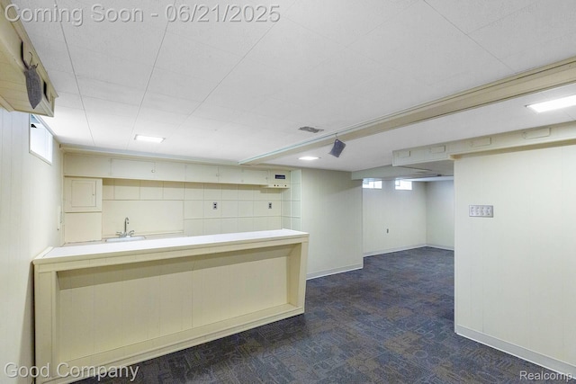 3603 Dukeshire Hwy, Royal Oak, MI 48073 - bar with dark colored carpet and baseboards