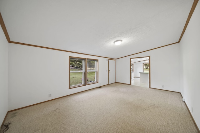 3280 Carlton Blvd, Jackson, MI 49203 - empty room with light colored carpet, ornamental molding, and healthy amount of natural light