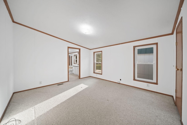3280 Carlton Blvd, Jackson, MI 49203 - empty room with carpet floors and crown molding