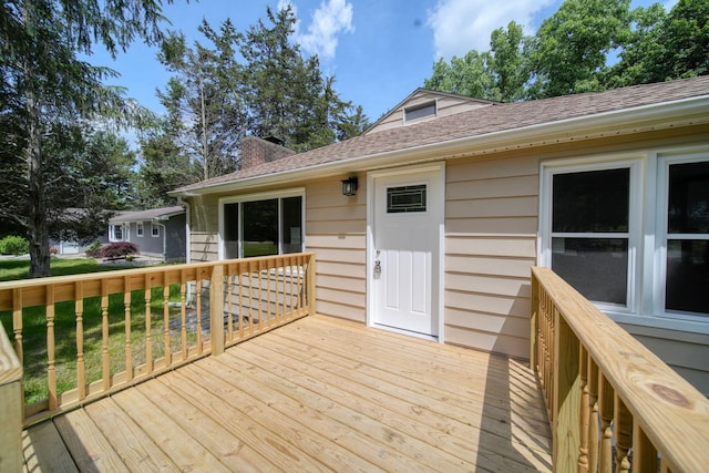 10620 Cady Rd, Jackson, MI 49201 - view of wooden deck