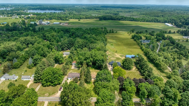 10620 Cady Rd, Jackson, MI 49201 - aerial view of property's location featuring a forest