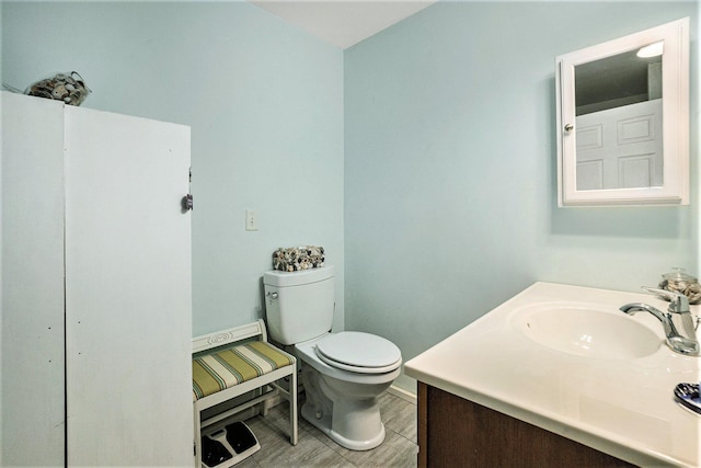 8828 Elm, Fremont, MI 49412 - half bathroom with toilet and vanity
