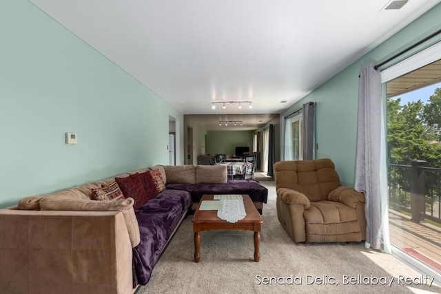 2623 Ridgecroft Dr SE Unit 301, Grand Rapids, MI 49546 - carpeted living area with rail lighting
