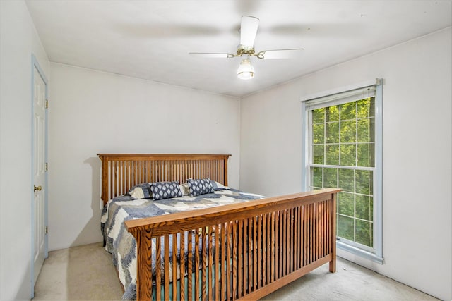 12411 E Michigan Ave, Galesburg, MI 49053 - carpeted bedroom with ceiling fan