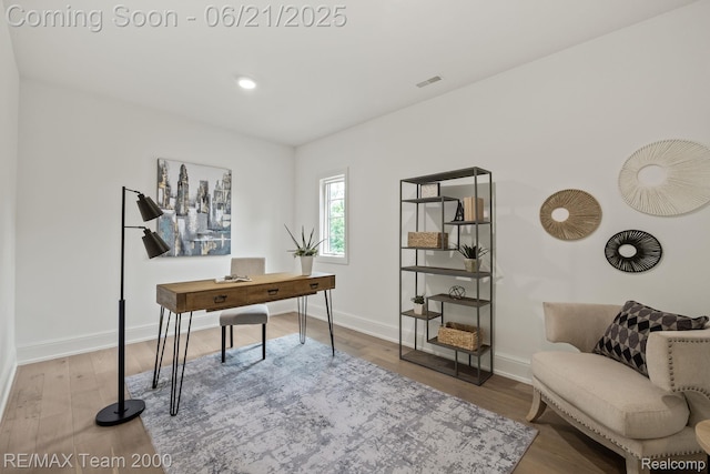 32575 Romsey Rd, Franklin, MI 48025 - office area with wood finished floors