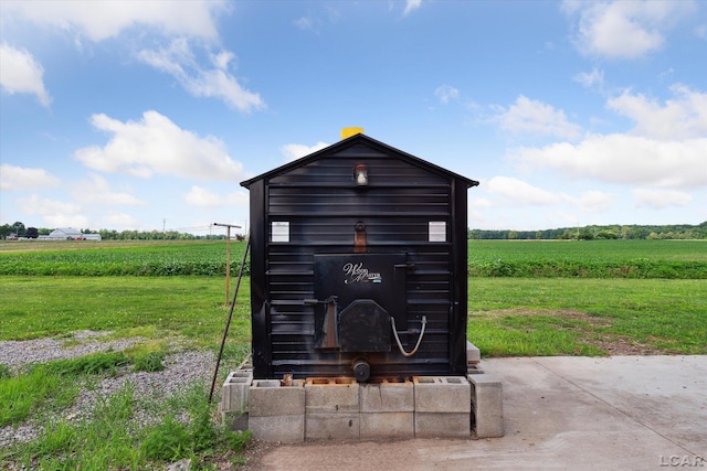 14211 Gilbert Rd, Waldron, MI 49288 - view of outdoor structure featuring a rural view and agricultural area