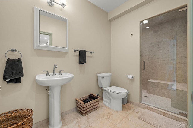 199 E Brooks Rd, Midland, MI 48640 - bathroom featuring toilet and a stall shower