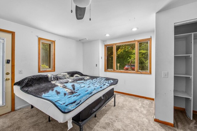 3050 Sharon Ave SW, Wyoming, MI 49519 - carpeted bedroom with baseboards and recessed lighting