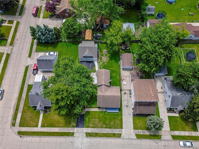 19228 Melvin St, Roseville, MI 48066 - aerial perspective of suburban area
