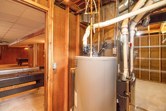 11275 Grand Oaks Dr, Clio, MI 48420 - utility room featuring water heater
