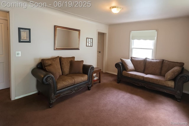 2614 Trumbull Ave, Flint, MI 48504 - living area with carpet floors and baseboards