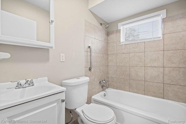 7568 Dodge Ave, Warren, MI 48091 - full bathroom with washtub / shower combination and vanity