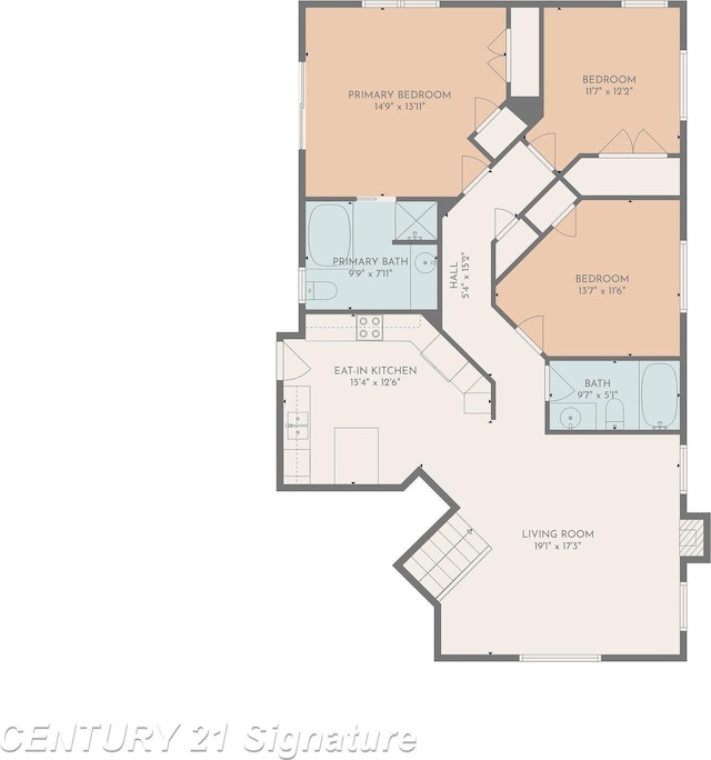 2364 Milford Dr, Saginaw, MI 48603 - view of floor plan / room layout